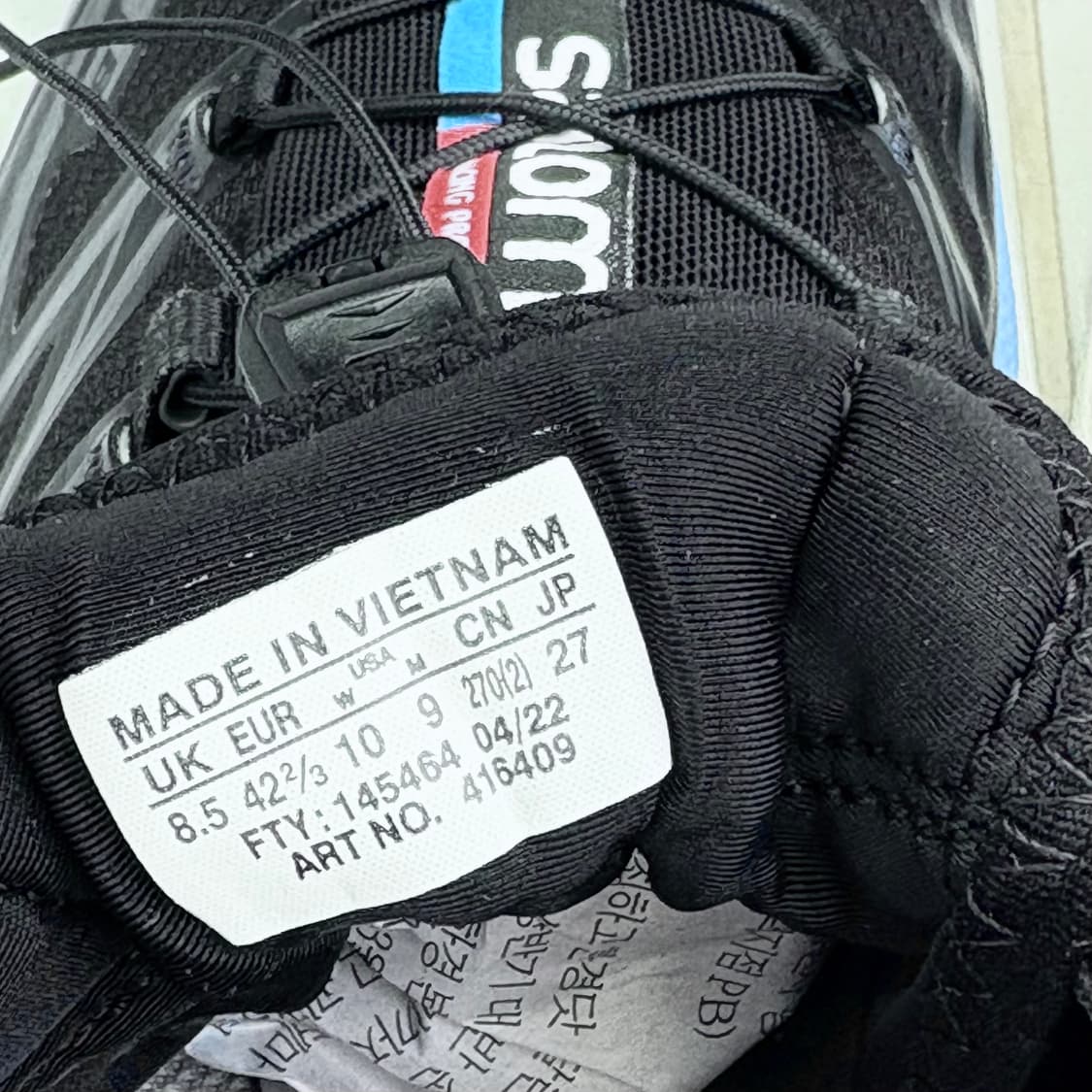 SALOMON XT-6 CLEAR BLACK RIVIERA 상품이미지9