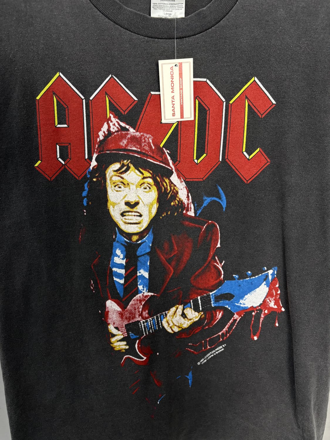 AC/DC 오리지날 96년 월드투어 하프티셔츠 A3647 상품이미지3