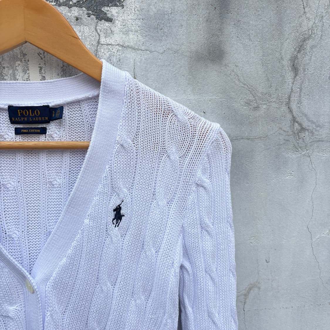 Polo 폴로 케이블 꽈배기 니트 가디건 상품이미지4