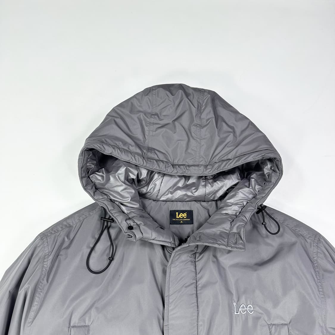 Lee (리) 이니셜 차콜 롱패딩 점퍼 (실측 L) 상품이미지1