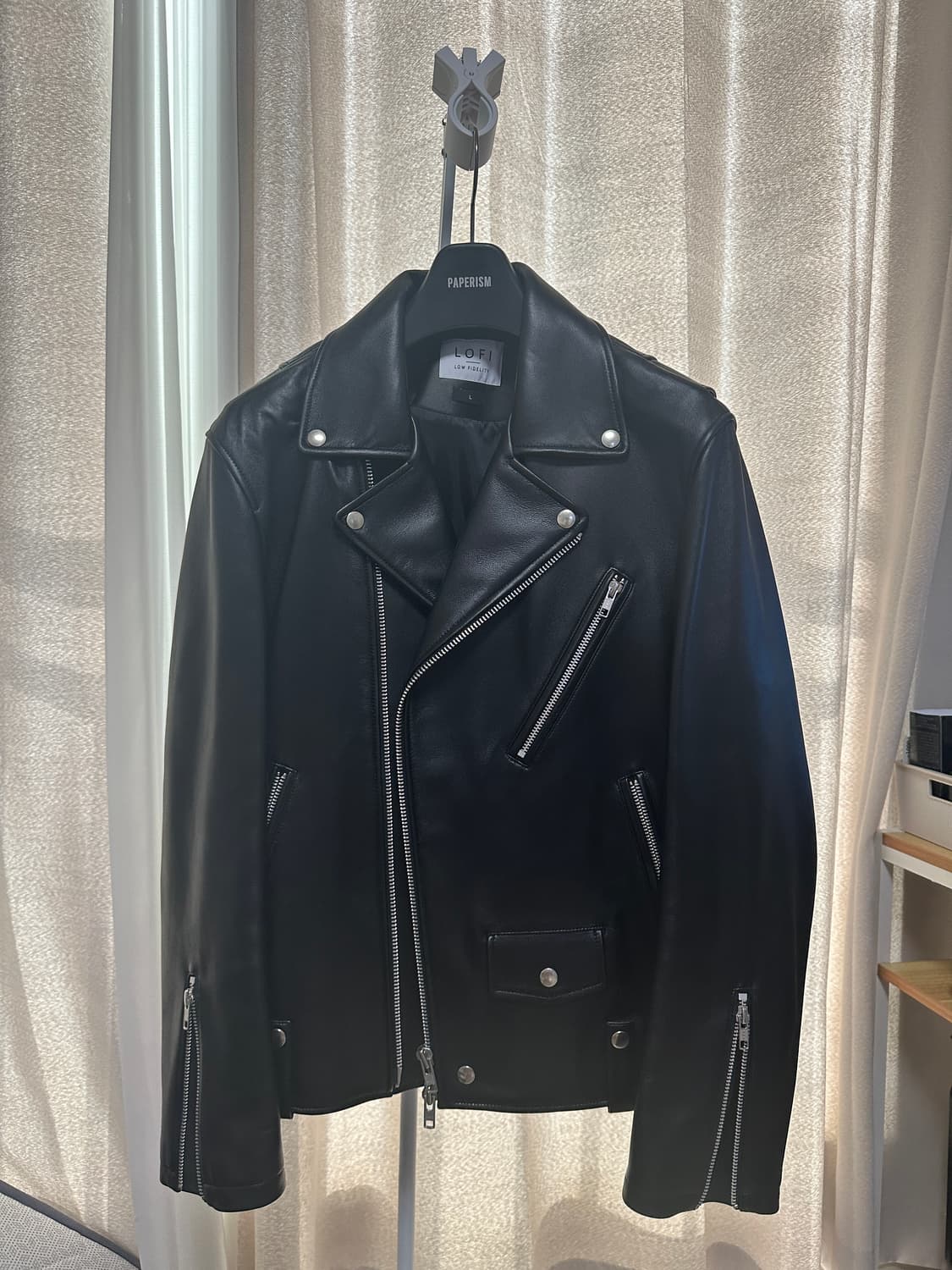 로파이 램스킨 라이더자켓 L 상품이미지1