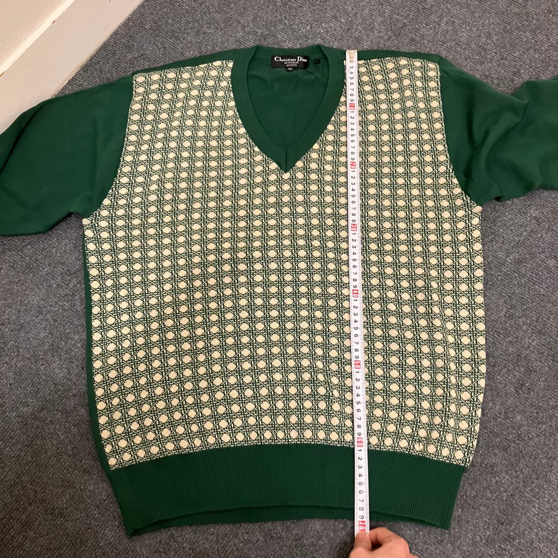 N127 디올 무슈 스포츠 패턴 니트 상품이미지8