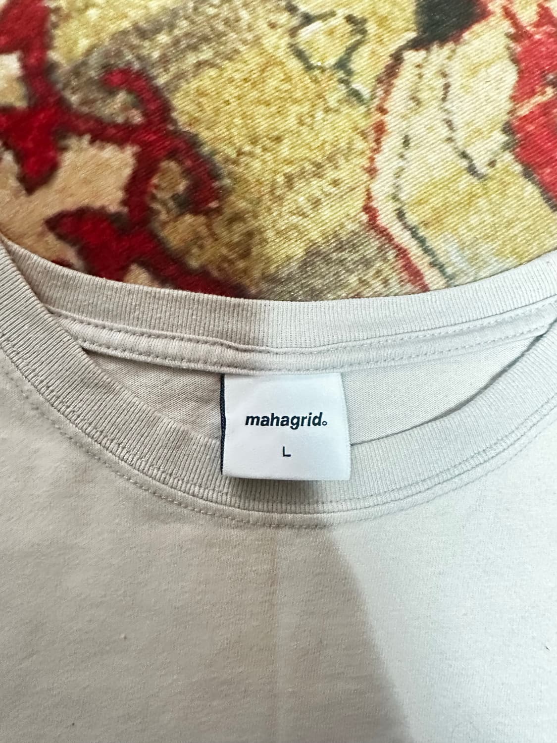 마하그리드 프린팅 반팔 티셔츠 상품이미지2