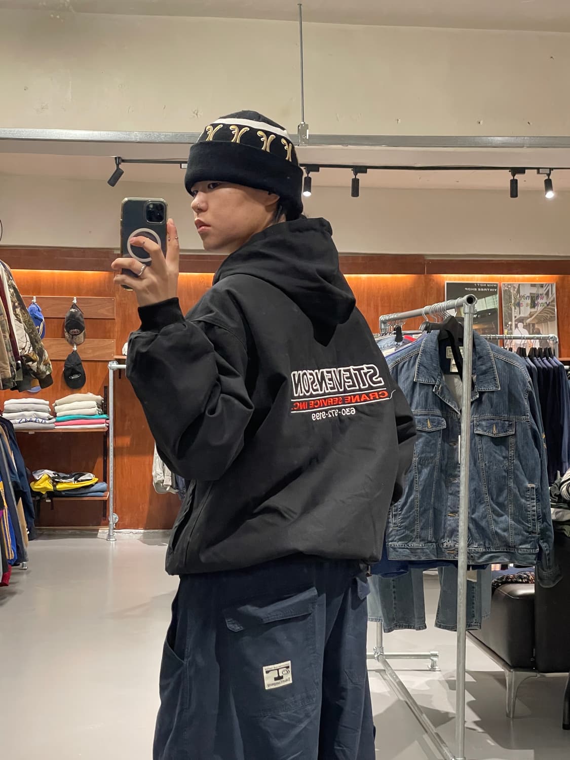 90s 빈티지 엑티브 후드 자켓 상품이미지2