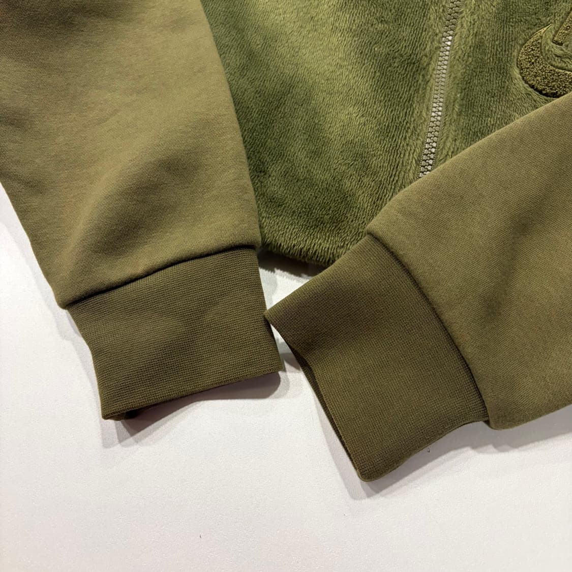 [L] 나이키 올리브 플리스 후드집업 자켓 C935 상품이미지6