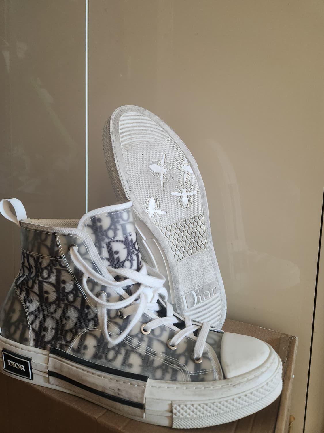 디올 오블리크 B23 하이탑 상품이미지5