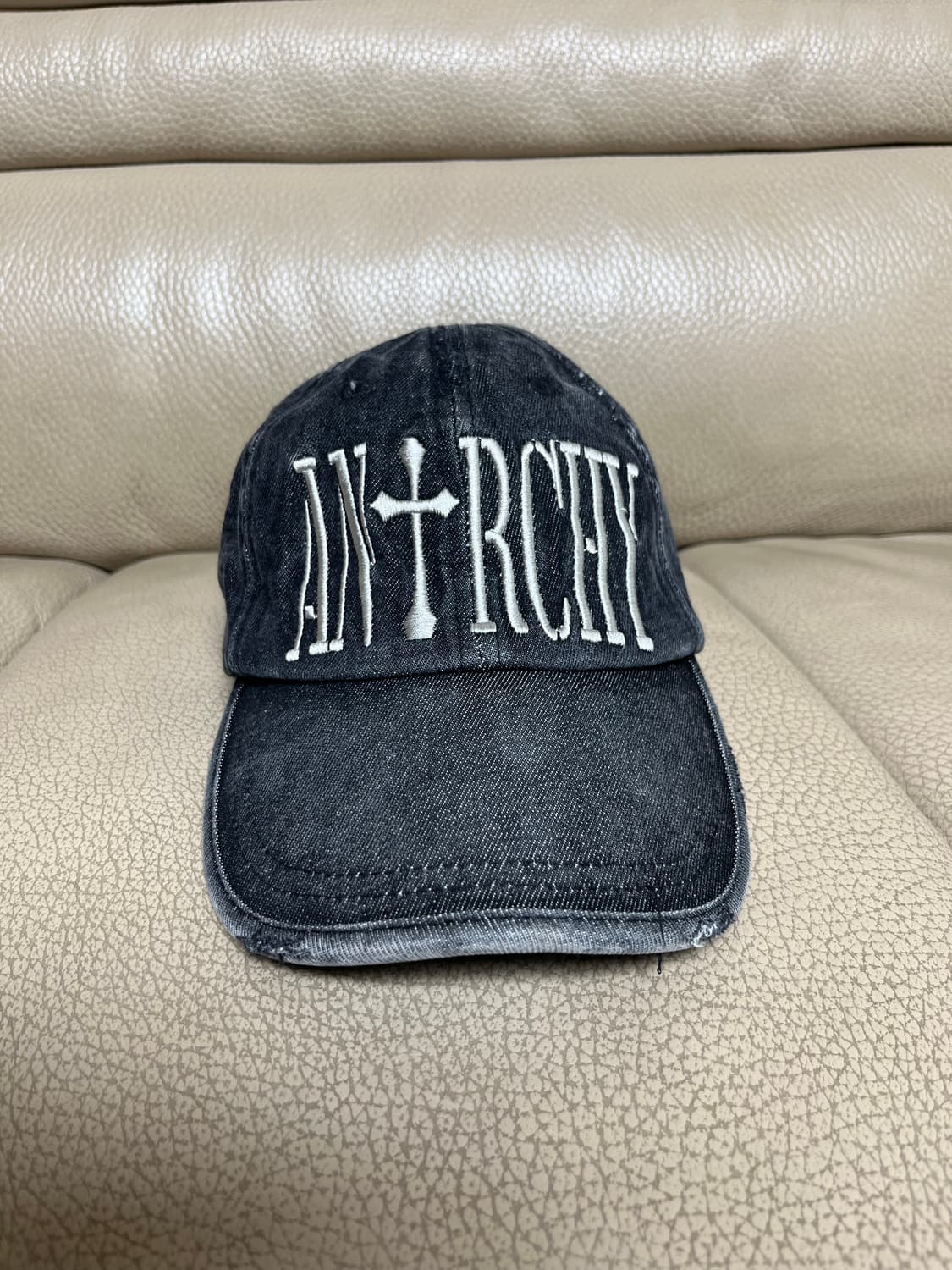 ETCE 모자 ANARCHY WASHED CAP (CHARCOAL) 상품이미지1