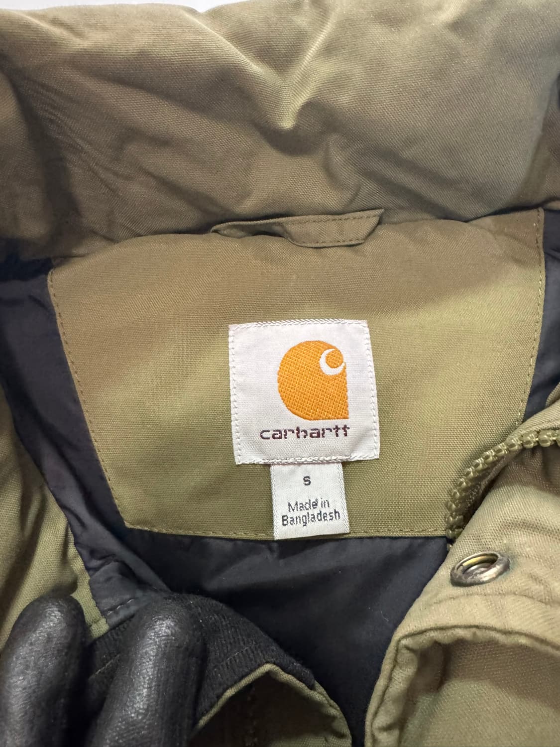 칼하트 다운 카키 조끼 베스트(S사이즈) 상품이미지4