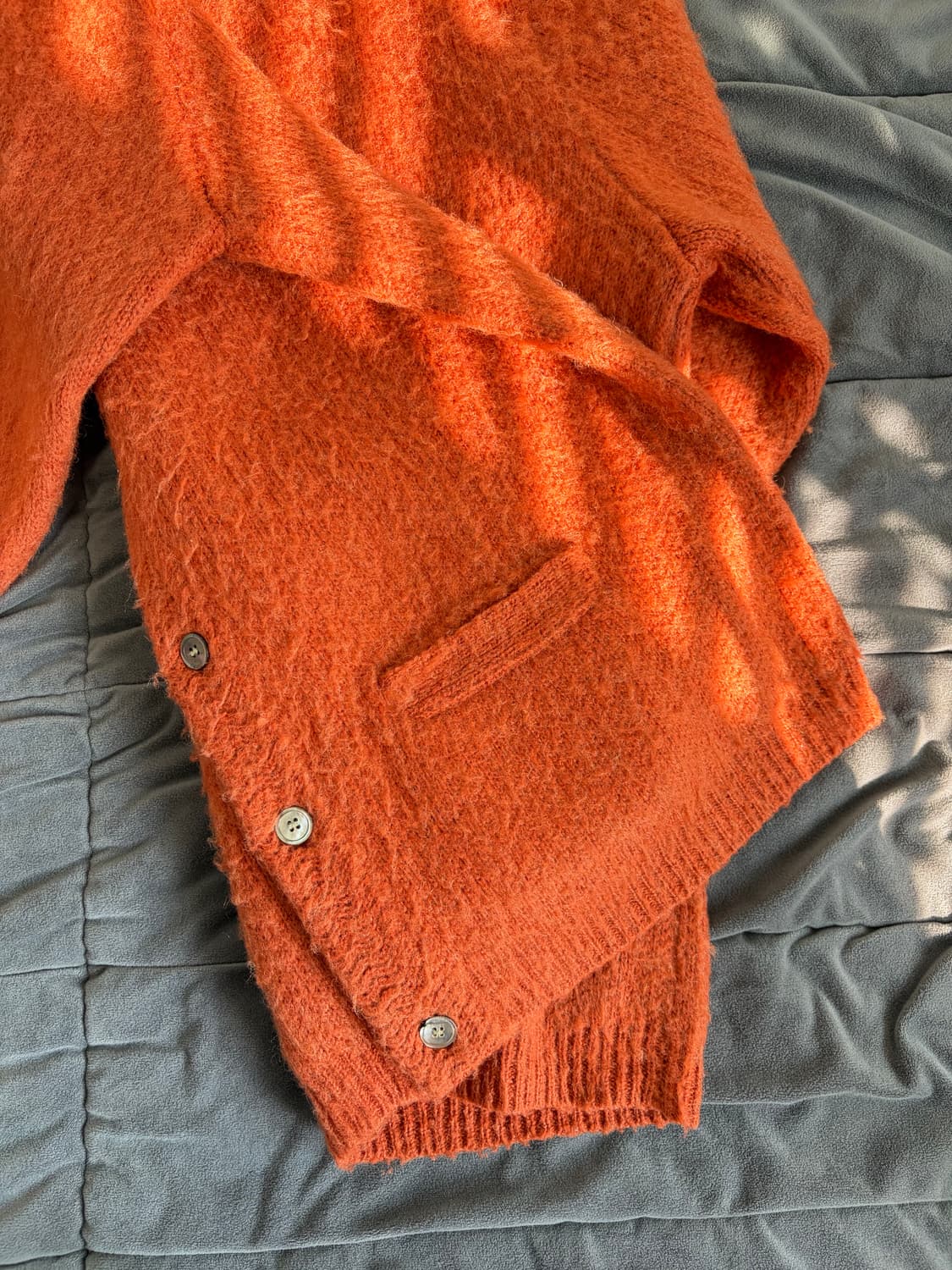 아웃스탠딩 모헤어 가디건 Brick 상품이미지4