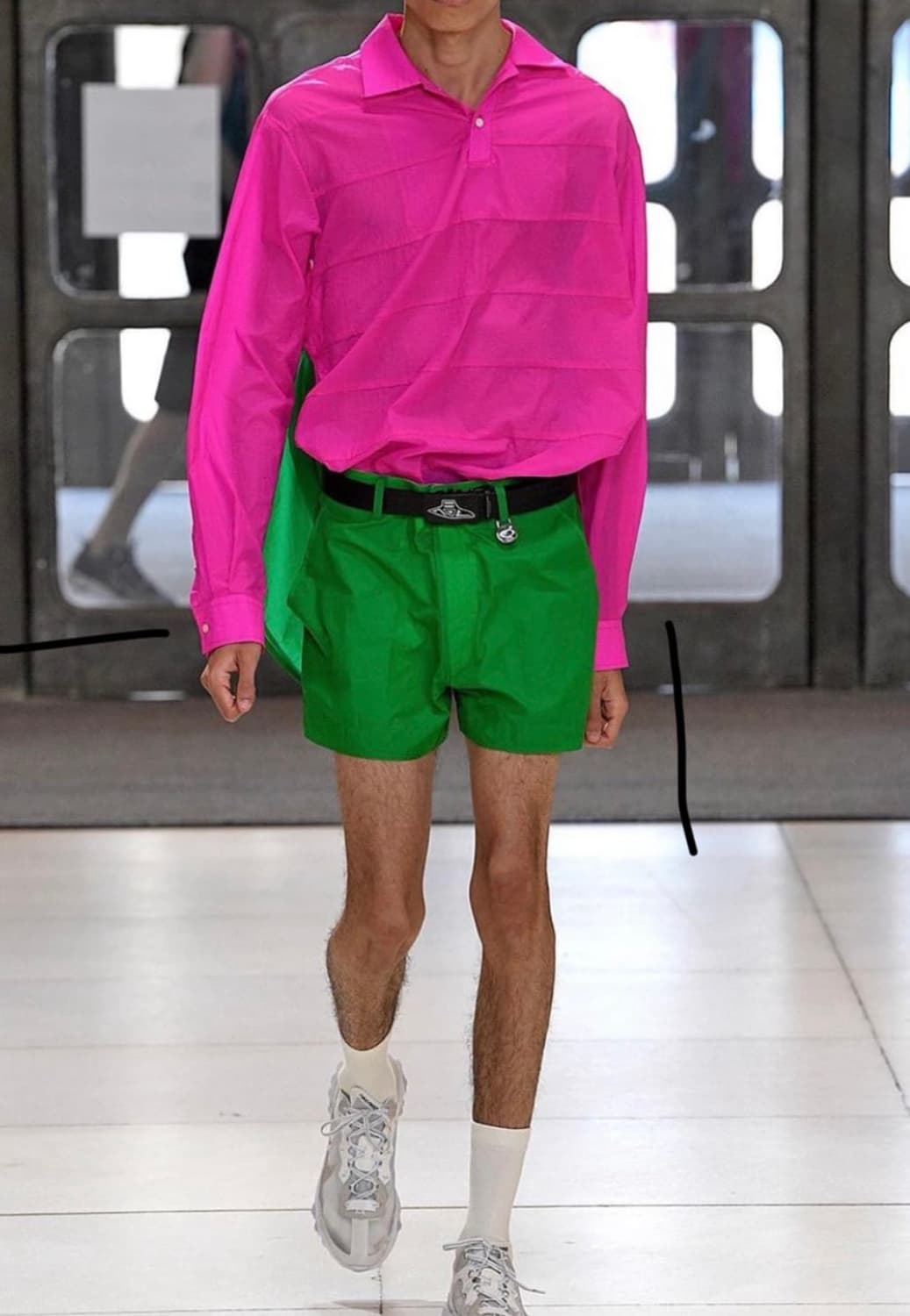 젠더주 XANDER ZHOU SS19 핑크셔츠 상품이미지1