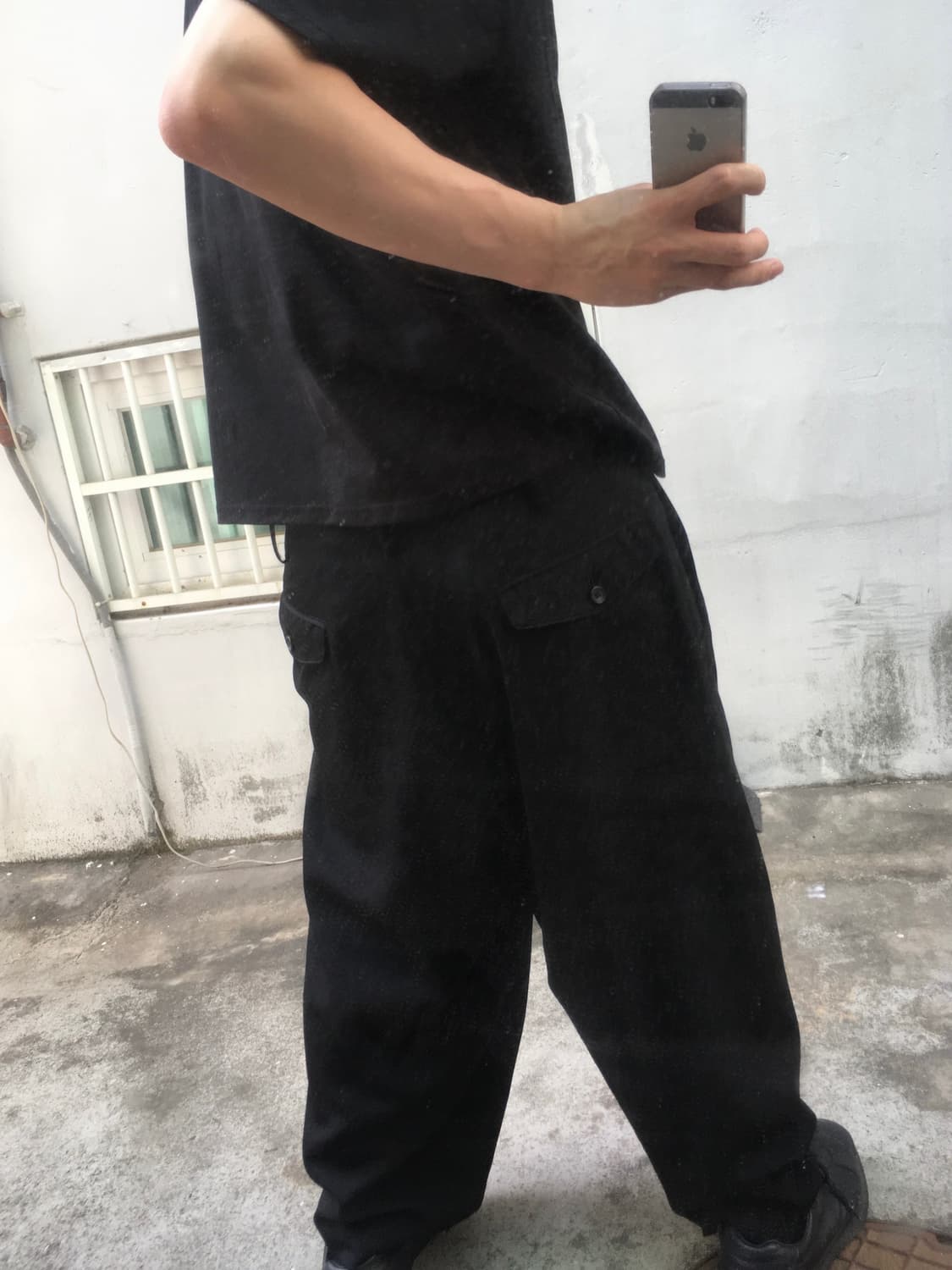 요지 야마모토 뿌르옴므 사루엘 배기팬츠 상품이미지2