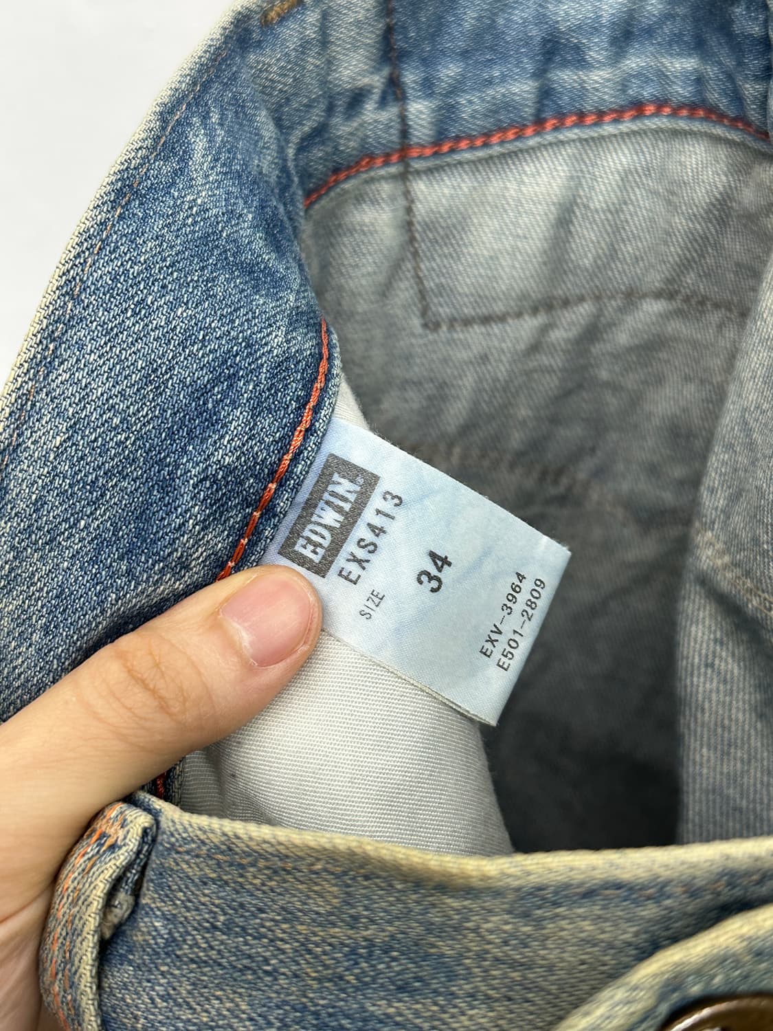 EDWIN Exclusive Faded Wash Denim 상품이미지8