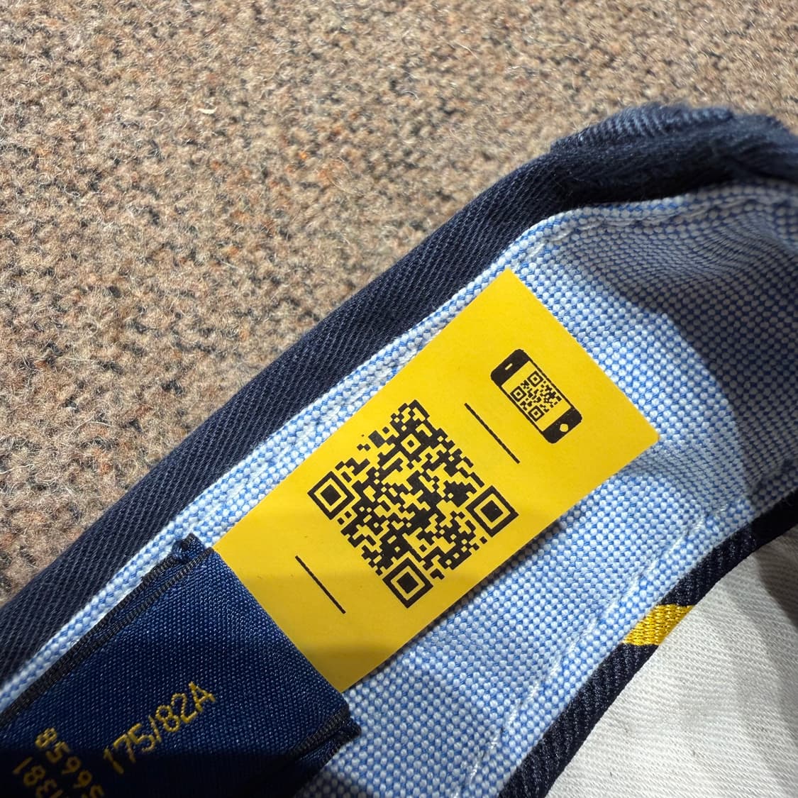폴로랄프로렌 스트레치 네이비 치노 팬츠 32 QR 상품이미지3
