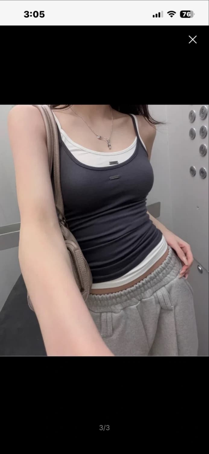 카키포인트 나시 차콜 Muted Core Sleeveless 상품이미지2