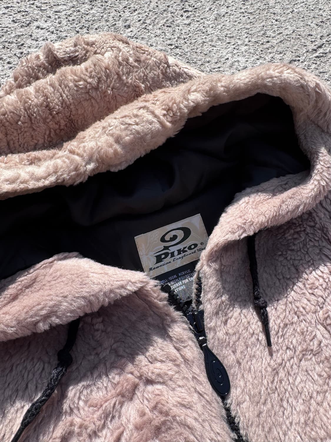 90's PIKO 플리스 후드집업 자켓 B83 상품이미지2