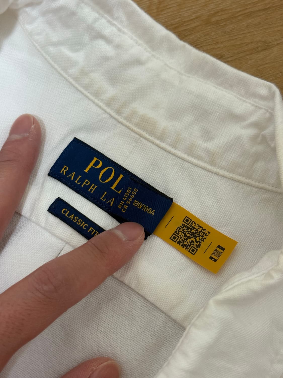 (정품qr) 폴로 가먼트다이 셔츠 상품이미지4