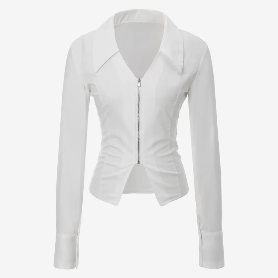 카키포인트 집업셔츠 상품이미지1