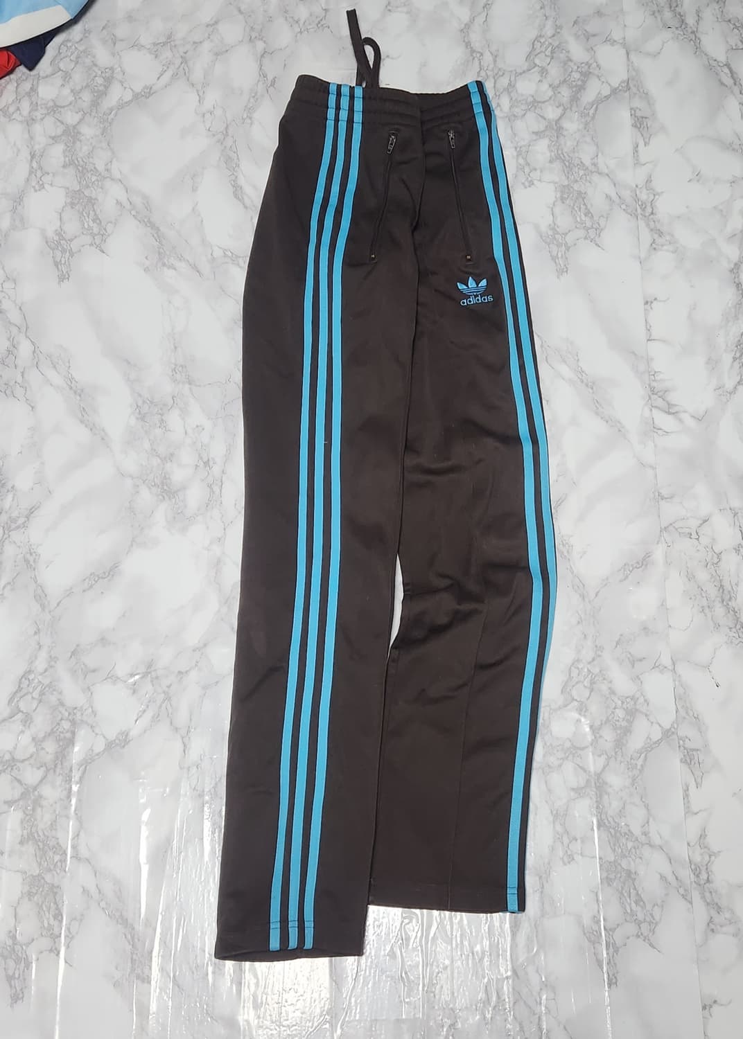 아디다스 삼선 브라운민트 트레이닝 져지 세트 자켓 바지 상품이미지5