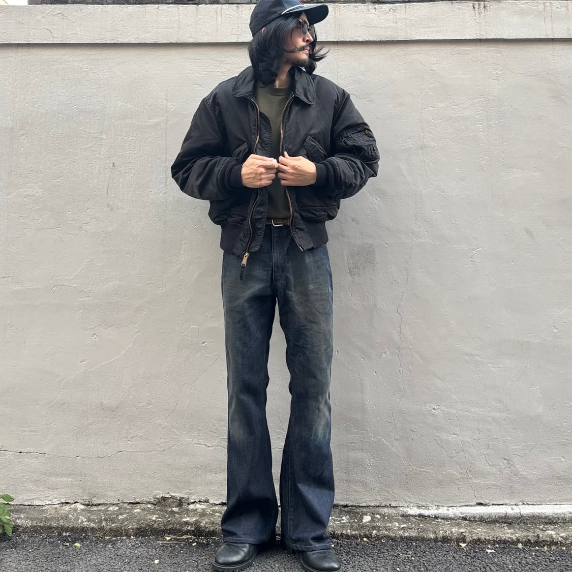 일본 랭글러 벨바텀 데님 팬츠 상품이미지1