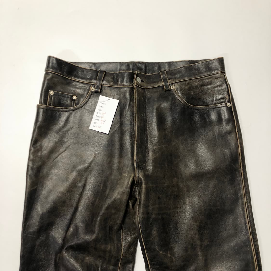 카우하이드 레더팬츠 상품이미지3