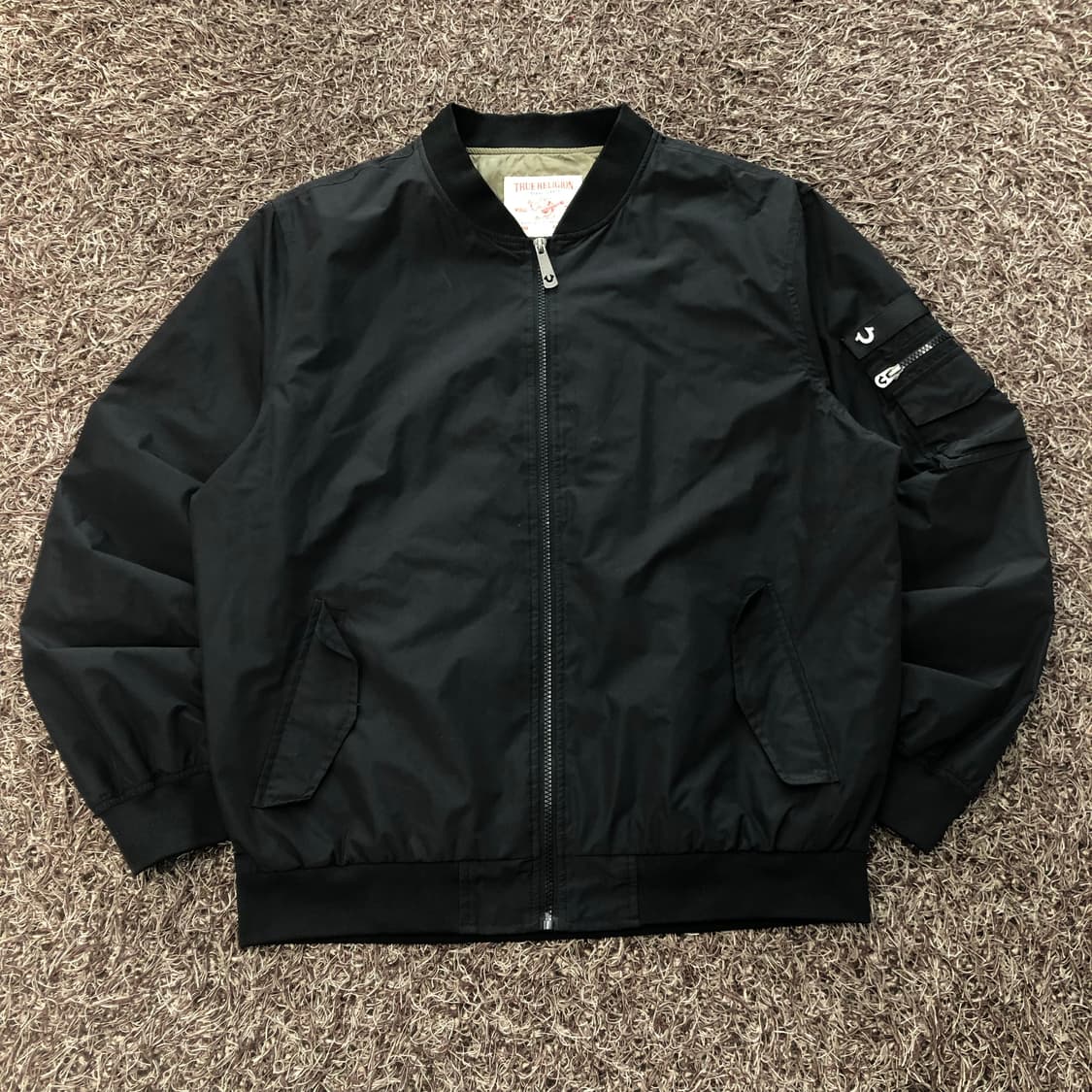 트루릴리전 봄버 블루종 자켓 상품이미지1