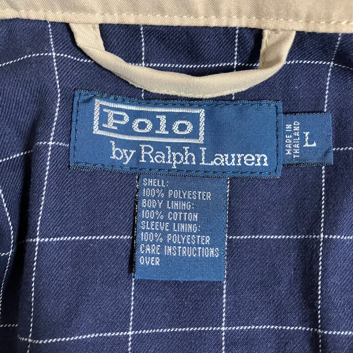 폴로 랄프로렌 폴리쉘 스윙탑 해링턴 자켓 베이지 상품이미지8