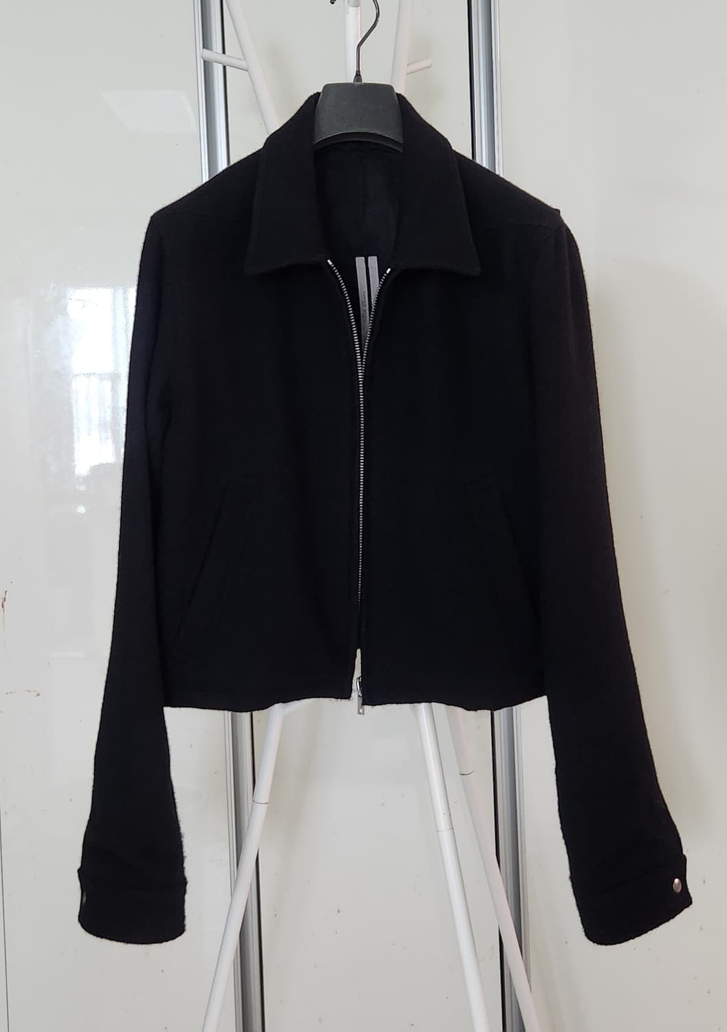 릭오웬스 FW25 블랙 앨리스 브래드 브러쉬드 울 자켓 48사이즈 상품이미지7