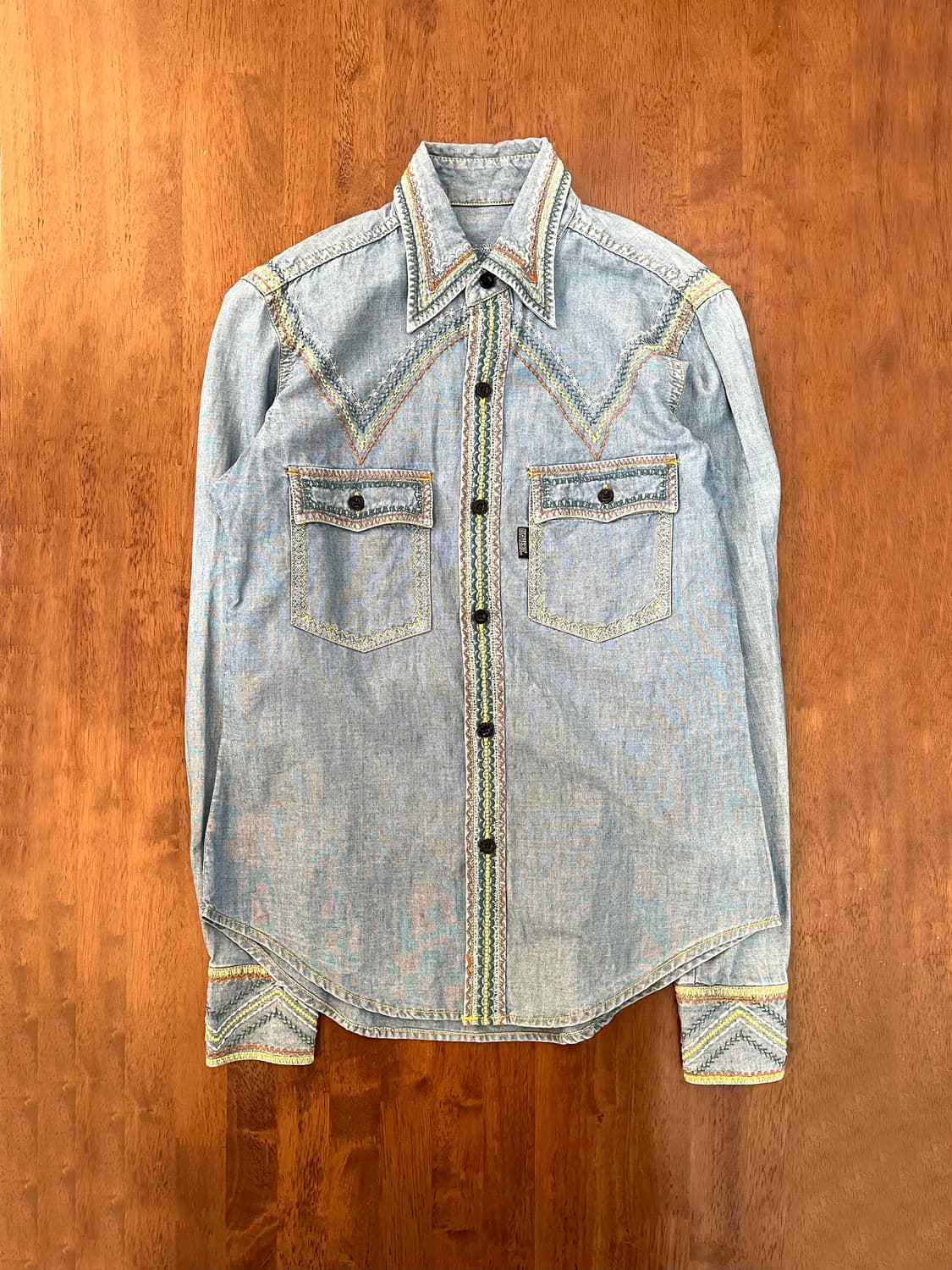 히스테릭 글래머 웨스턴 자수 데님 셔츠 상품이미지1