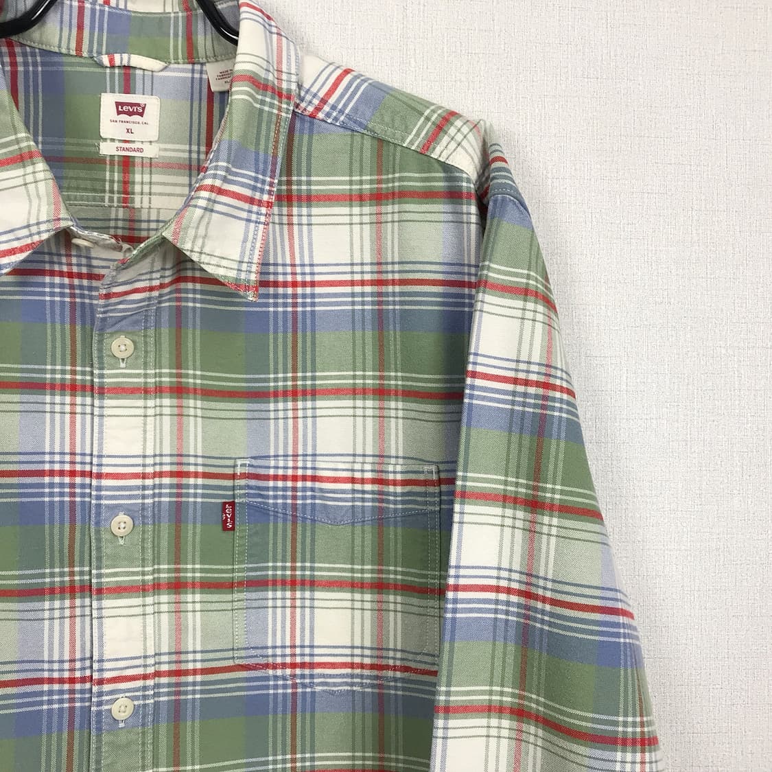 리바이스 Levi's 스탠다드핏 체크 셔츠 남방 남성XL 상품이미지5