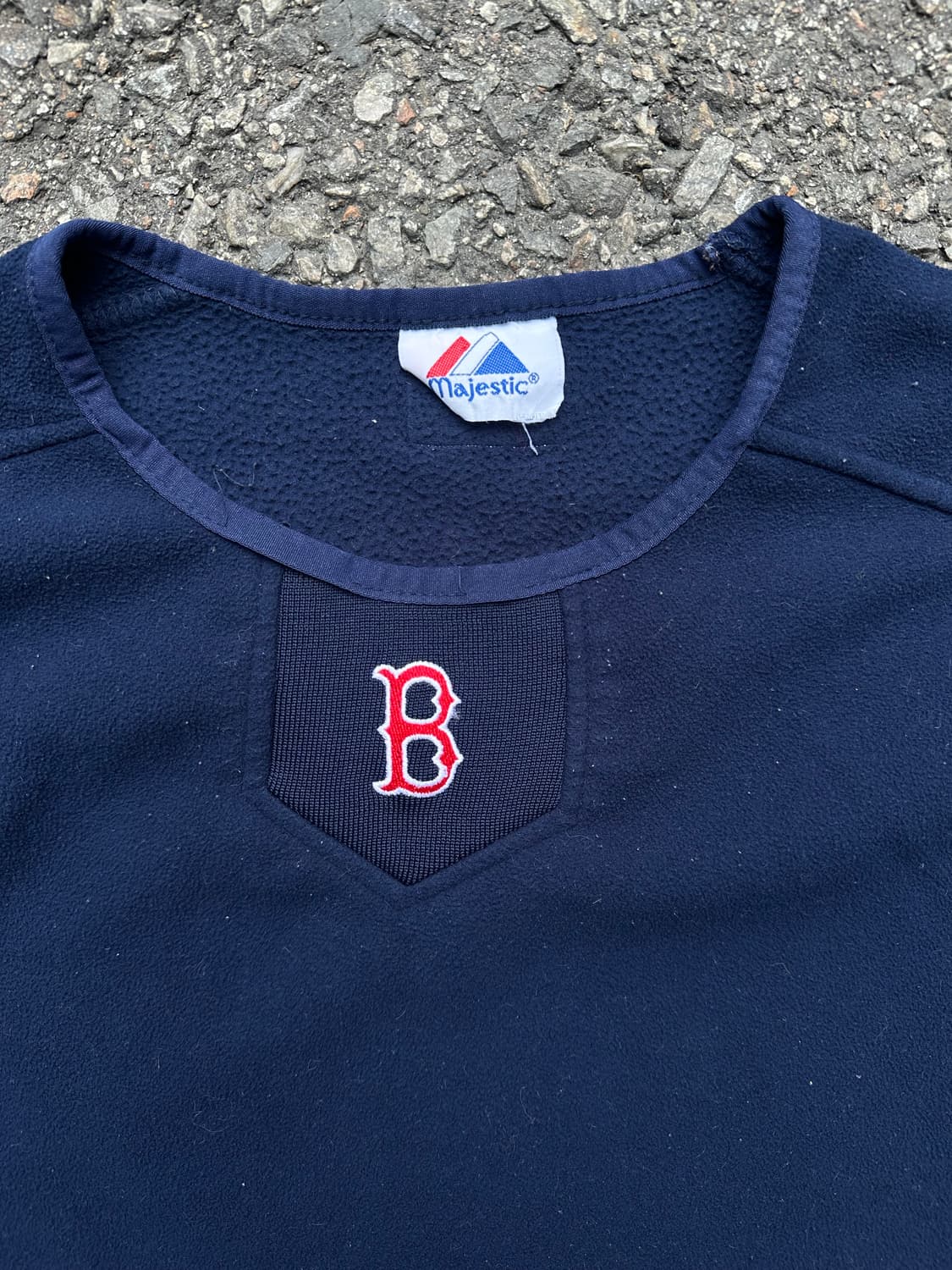 빈티지 00s 마제스틱 보스턴 레드삭스 플리스 롱슬리브 상품이미지4