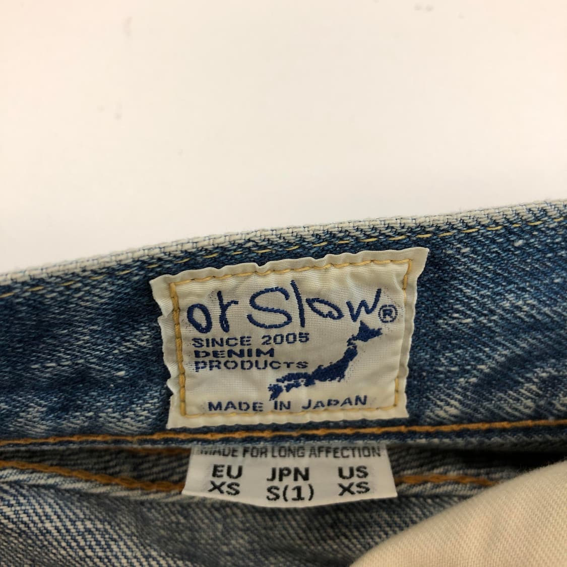 orslow 오어슬로우 107 JPN 데님진 S(1) 상품이미지5