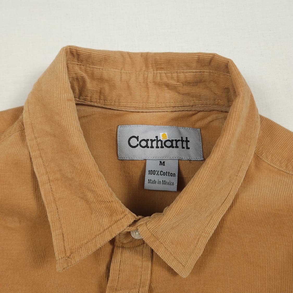 M(95) 칼하트 리워크 코듀로이셔츠 라이트브라운 상품이미지4