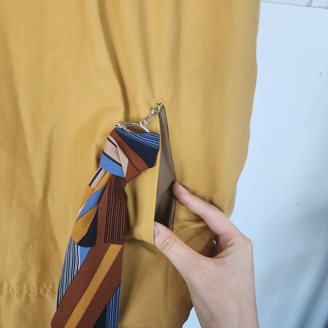 발렌시아 롱 셔츠 원피스 상품이미지4