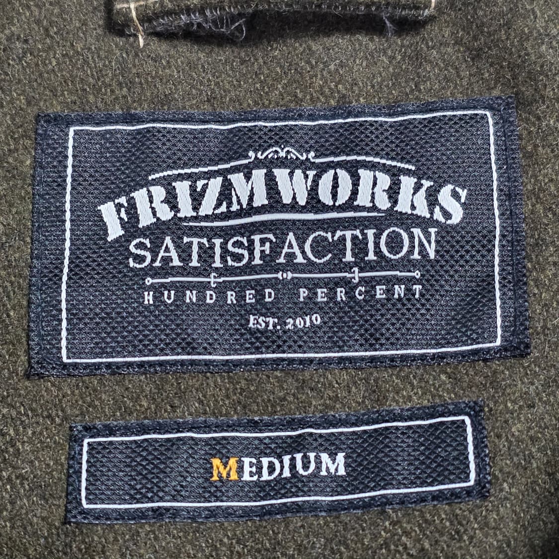 1798 프리즘웍스 울 퀼팅 베스트 M / OLIVE / 글래드 울 베스 상품이미지7