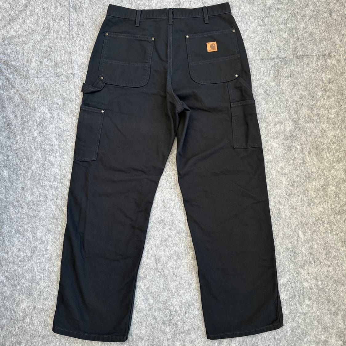 [33]칼하트 B136 BLK 블랙 더블니 카펜더 팬츠 상품이미지7