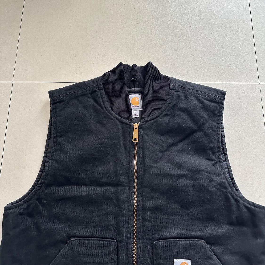 19년 생산 칼하트 V01 BLK 퀼팅 워크 베스트 블랙 M 상품이미지2