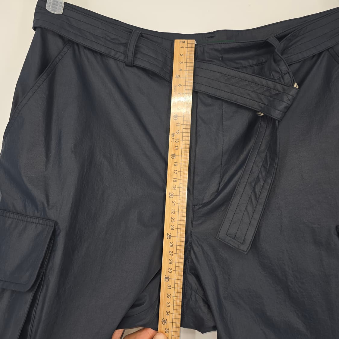 odd department 블랙 카고 와이드 팬츠 L [H50720] 상품이미지4