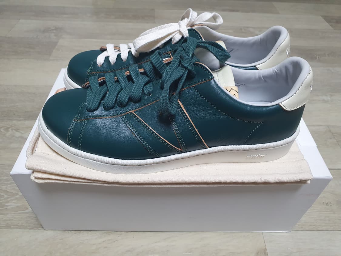 [M9] 21AW 비즈빔 코르다 포크 레더 그린 새제품 팝니다 상품이미지4