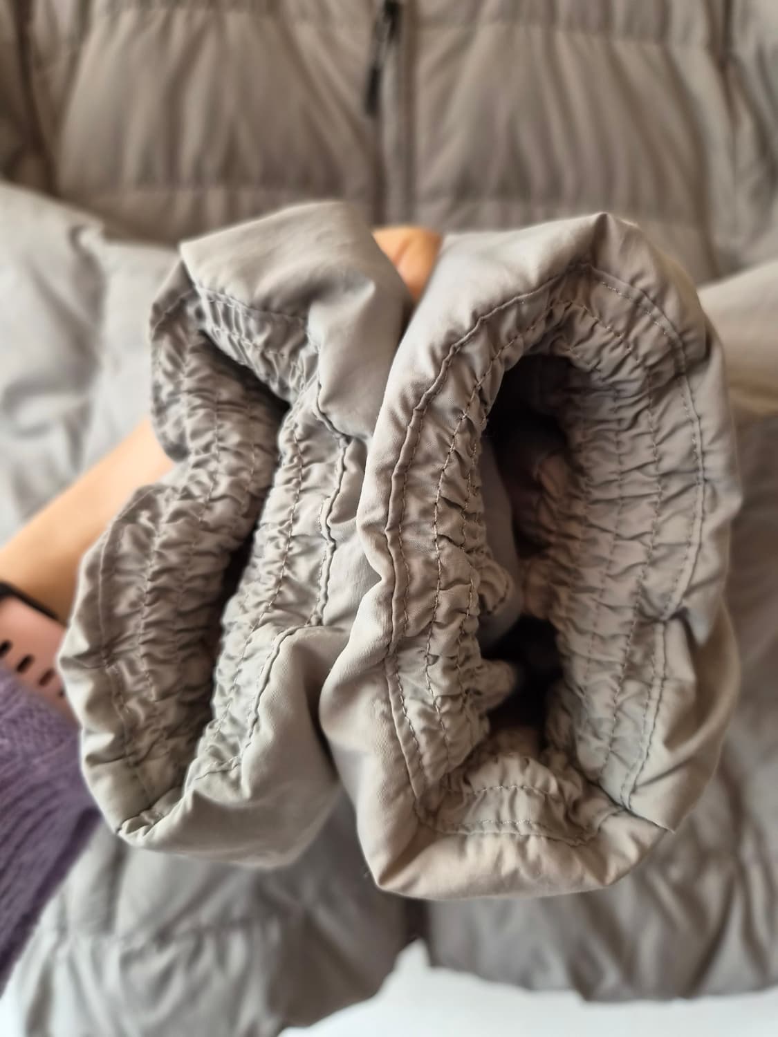 내셔널지오그래픽 남성 노카라덕다운경량패딩 상품이미지6