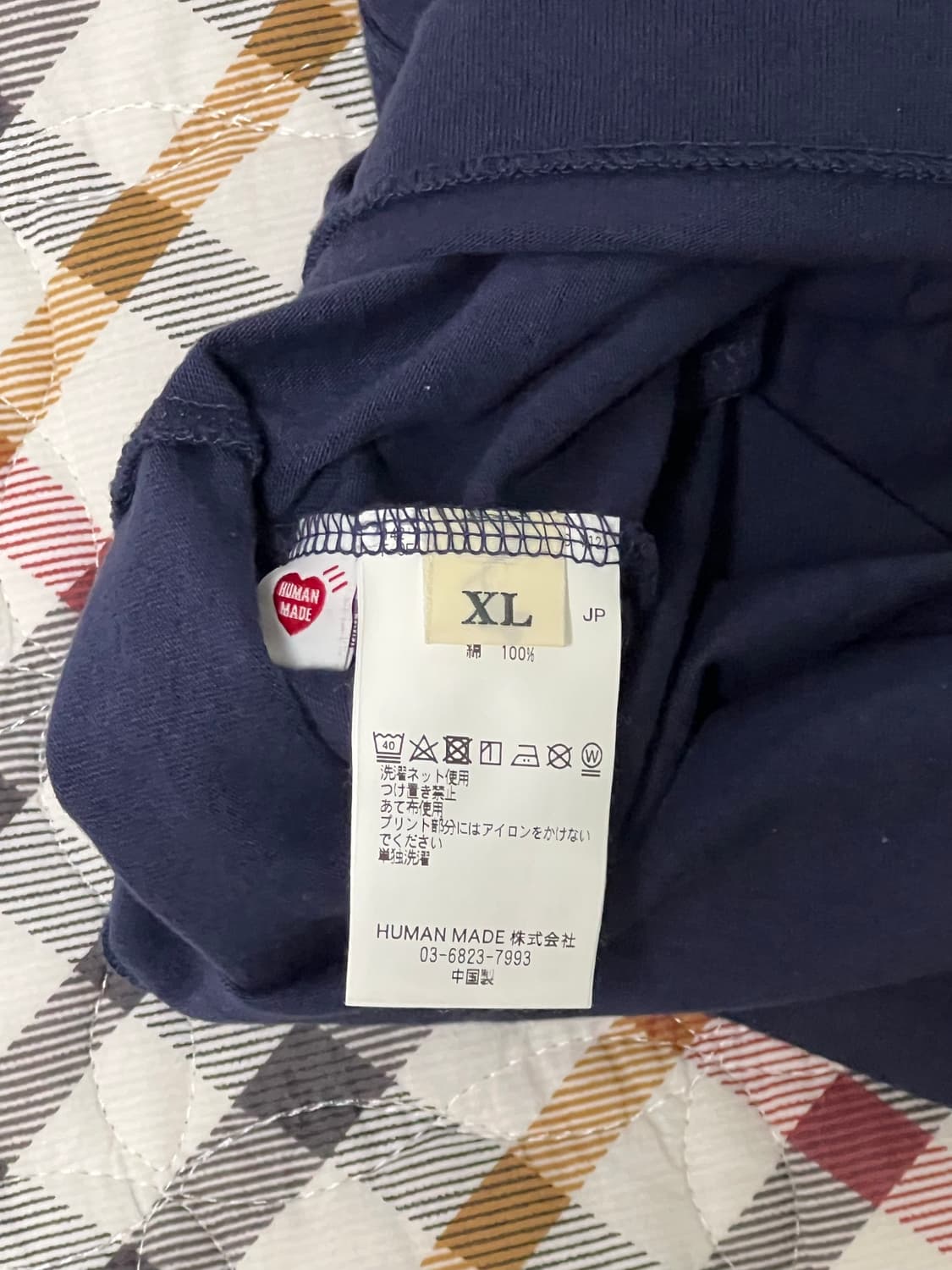 휴먼메이드 그래픽 티셔츠 네이비XL 상품이미지4