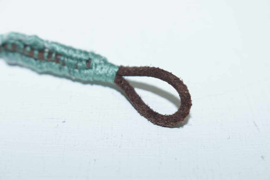 은-명주-가죽 팔찌 상품이미지5