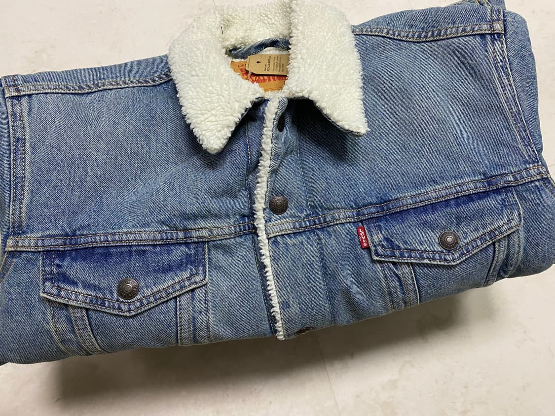 리바이스 양털 데님자켓 L(100) 상품이미지5
