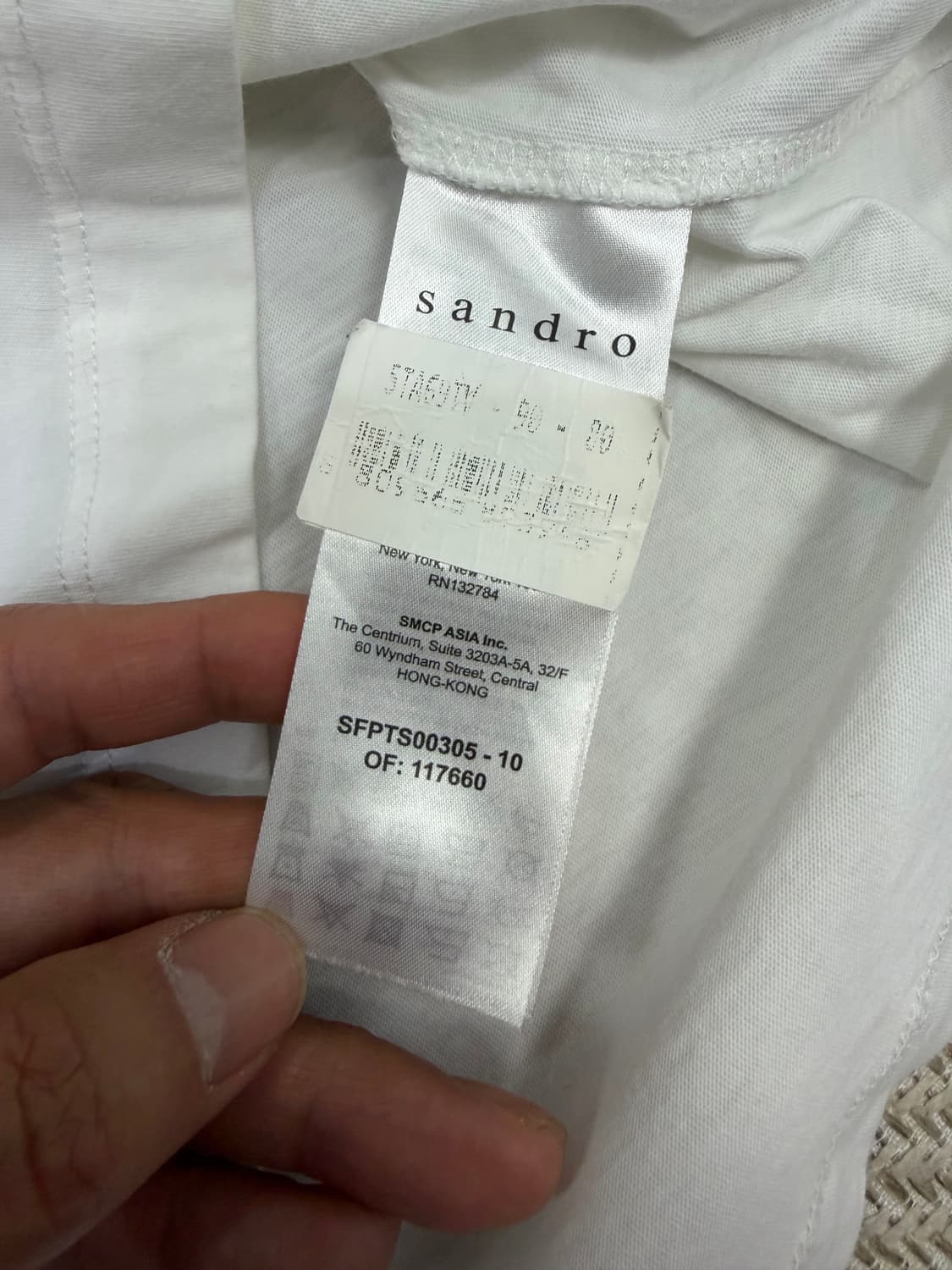 정품) 산드로 여성 반팔티 1 상품이미지6