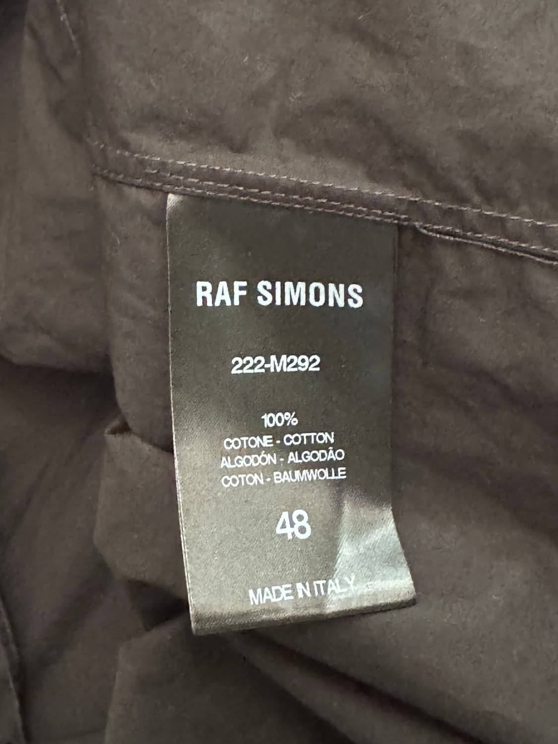 라프 시몬스 프린트 셔츠 팝니다 상품이미지6