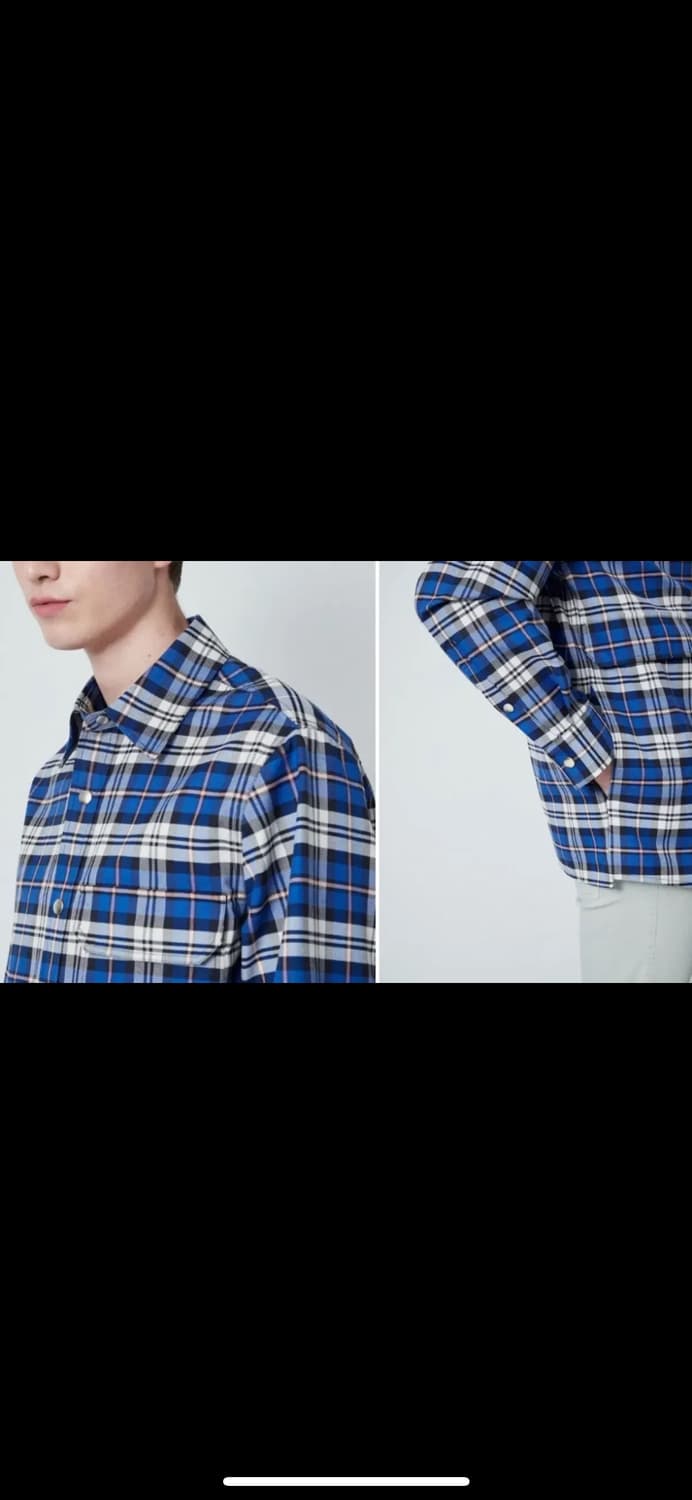 타임옴므 체크셔츠 자켓 (105) 상품이미지1