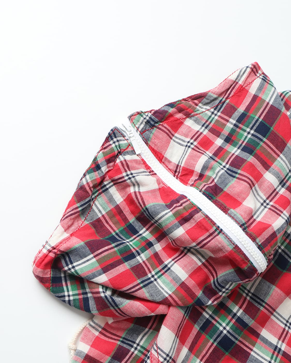 빔즈 BEAMS Madras Check Hoodie 상품이미지10