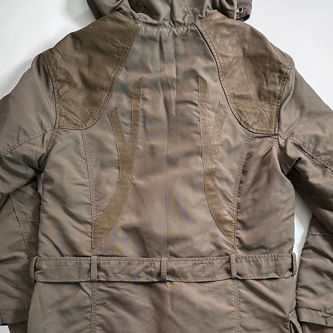 디젤 벨티드 후드 야상 파카  상품이미지6