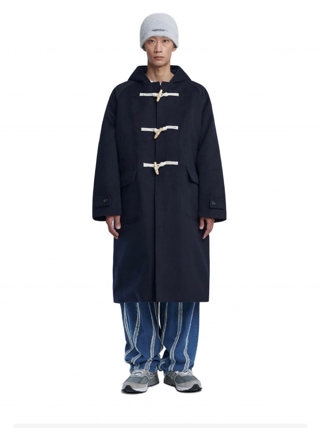 노메뉴얼 BALMACAAN DUFFLE COAT - DARK NAVY 상품이미지2