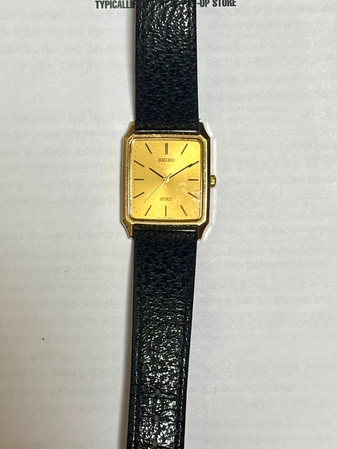 Vintage SEIKO SPIRIT 시계 상품이미지1