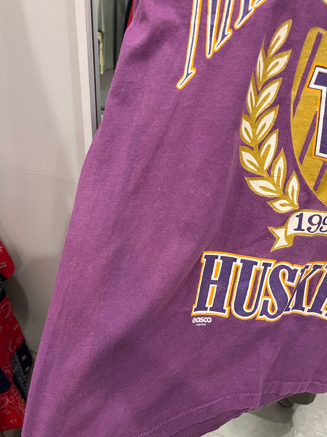 Hypercolor 빈티지 HUSKIES 롱슬리브 (made USA) 상품이미지8